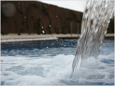 Detalle de una cascada